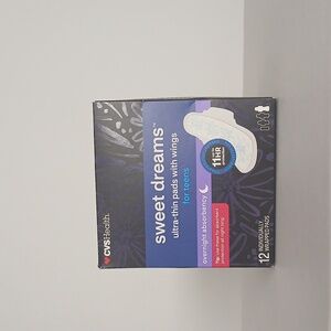 Sweet Dreams Ultra Thin Pads with Wings Overnight Absorbency NIB for Teens